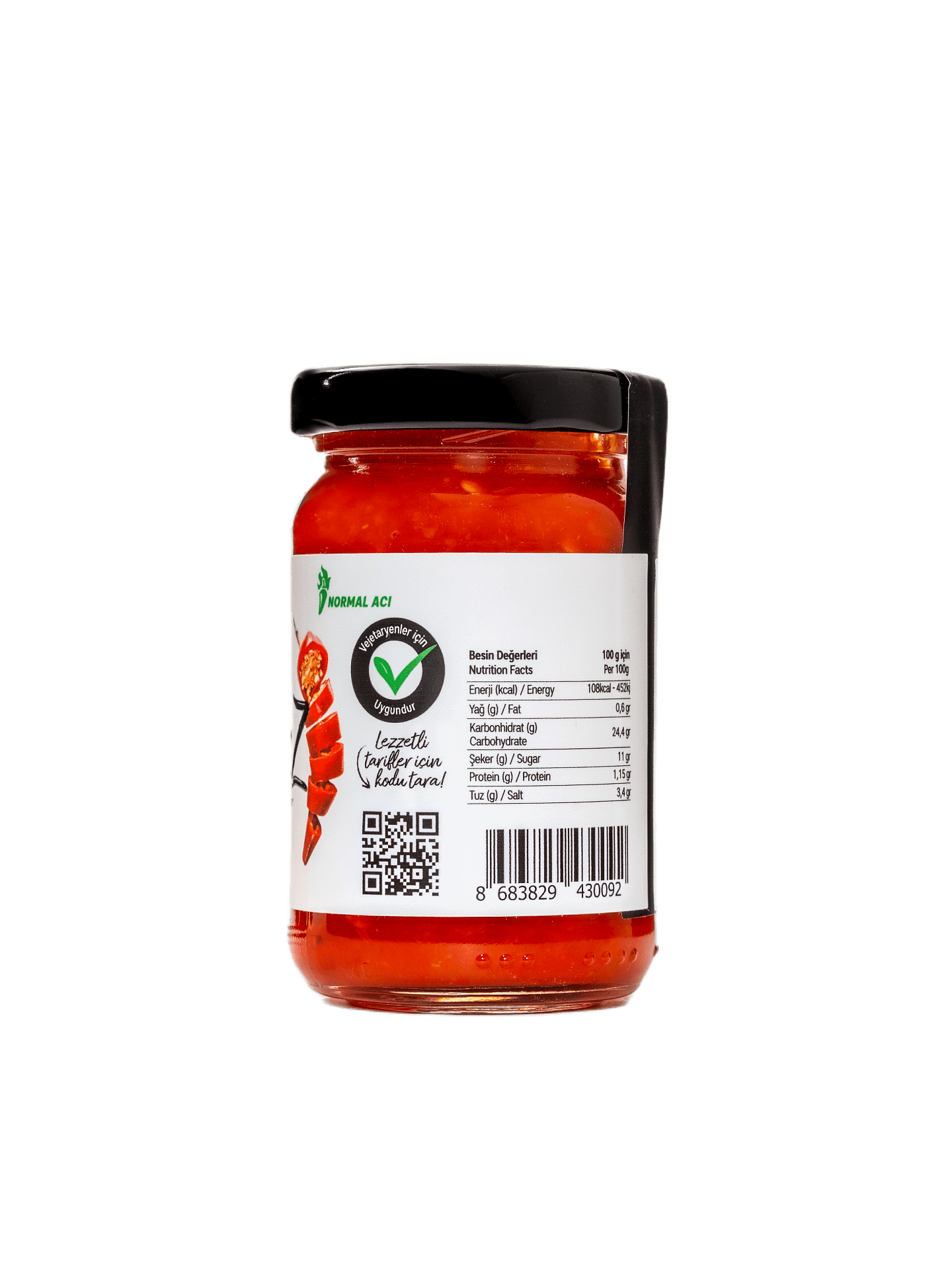 Közlenmiş Acı Biber Sosu – Normal Acı (Mild)